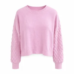 SWETER DAMSKI RÓŻOWY ROZMIAR UNIWERSALNY