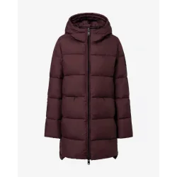 KURTKA DAMSKA ECOALF MARANGU BRĄZOWA Z KAPTUREM ROZMIAR M