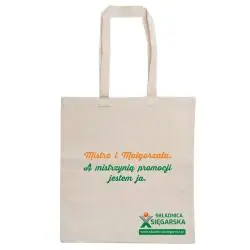 TORBA BAWEŁNIANA NA KSIĄŻKI „MISTRZ I MAŁGORZATA. A MISTRZYNIĄ PROMOCJI JESTEM JA” KSIĄŻKOWA KRÓLOWA OKAZJI