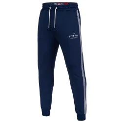 SPODNIE SPORTOWE PITBULL OLDSCHOOL NELSON NIEBIESKIE ROZMIAR L