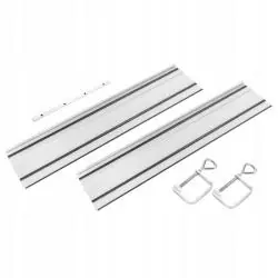 SZYNY PROWADZĄCE 2 X 700 MM Z ŁĄCZNIKIEM I ZACISKAMI GRAPHITE 58G495