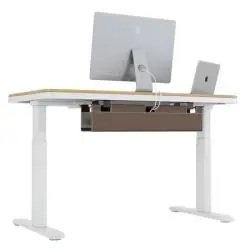 ORGANIZER MASKOWNICA NA KABLE Z EKOSKÓRY BRĄZOWA 70X20X10 CM BLACK POINT