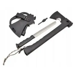 TOPOREK SURVIVALOWY Z NOŻEM I KRZESIWEM 7W1