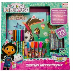 KOCI DOMEK GABI. ZESTAW ARTYSTYCZNY 23 ELEMENTY