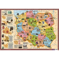MAPA POLSKA - ATRAKCJE TURYSTYCZNE
