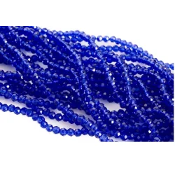 KORALIKI AKRYLOWE 4 MM NIEBIESKIE 10 G DO BIŻUTERII