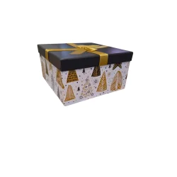 PUDEŁKO PREZENTOWE ŚWIĄTECZNE 22 X 22 X 12 CM