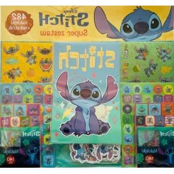 STITCH SUPER ZESTAW 482 NAKLEJKI +NOTANIK ST. MAJEWSKI