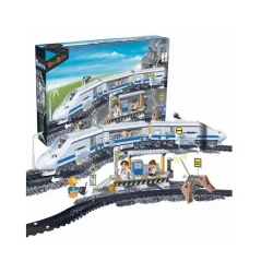 ZESTAW KOLEJOWY POCIĄG DLA DZIECI 662 ELEMENTY BANBAO 5+