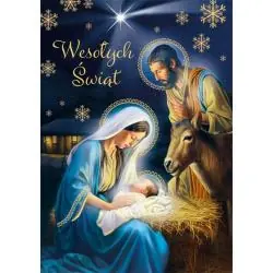 KARNET ŚWIĄTECZNY Z KOPERTĄ BOŻE NARODZENIE