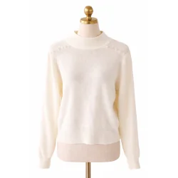 SWETER DAMSKI ECRU ROZMIAR UNIWERSALNY
