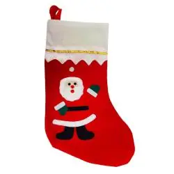 SKARPETA ŚWIĄTECZNA MIKOŁAJ NA PREZENT 35 CM
