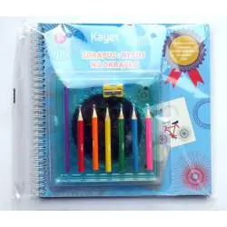 ZDRAPUJ I RYSUJ NA OKRĄGŁO ZESTAW KREATYWNY 3+ KAYET