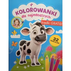 KOLOROWANKI DLA NAJMŁODSZYCH + KREDKI GRATIS II GATUNEK