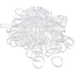 PRZEZROCZYSTE GUMECZKI DO WŁOSÓW 200SZT.