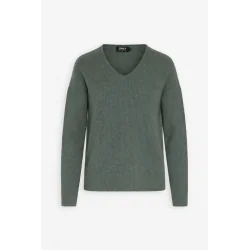 SWETER DAMSKI ONLY Z DEKOLTEM W SEREK ROZMIAR XS