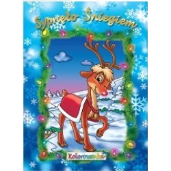 SYPNĘŁO ŚNIEGIEM KOLOROWANKA