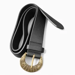 PASEK DO SPODNI I SUKIENKI CIDER DAMSKI Z DEKORACYJNĄ KLAMRĄ