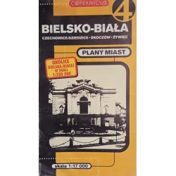 BIELSKO - BIAŁA PLANY MIAST SKALA 1 : 17000