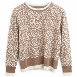 SWETER DAMSKI W PANTERKĘ ROZMIAR UNIWERSALNY