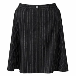 SPÓDNICA DAMSKA CZARNA MIDI ROZMIAR M/L