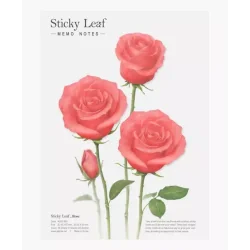 SAMOPRZYLEPNE KARTECZKI KWIAT RÓŻY APPREE