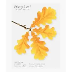 KARTECZKI SAMOPRZYLEPNE DĄB ŻÓŁTY L APPREE 4x20 SZTUK