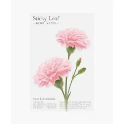 KARTECZKI SAMOPRZYLEPNE GOŹDZIK RÓŻOWY M APPREE 40 SZTUK