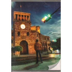 ZESZYT W KRATKĘ Z MARGINESEM 80 KARTEK A5