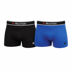 BOKSERKI MĘSKIE HIMOUNTAIN 2-PAK CZARNE NIEBIESKIE ROZMIAR XXL