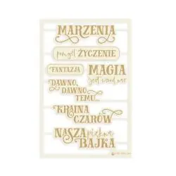 ZESTAW TEKTUREK SCRAPBOOKING ONCE UPON A TIME 05 7SZT