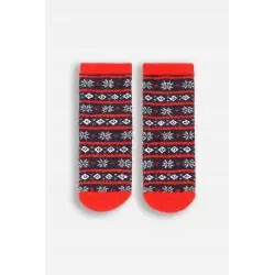 ŚWIĄTECZNE SKARPETKI DZIECIĘCE GRANATOWE ROZMIAR 33-36 COCCODRILLO