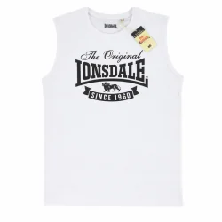 BIAŁY T-SHIRT MĘSKI LONSDALE ROZMIAR XL
