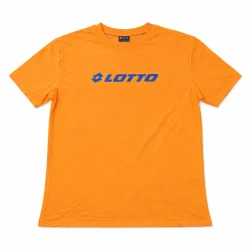 KOSZULKA MĘSKA LOTTO POMARAŃCZOWA 2XL BAWEŁNIANA Z KRÓTKIM RĘKAWEM