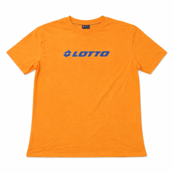 KOSZULKA MĘSKA LOTTO POMARAŃCZOWA XL BAWEŁNIANA Z KRÓTKIM RĘKAWEM