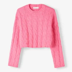 SWETER DAMSKI RÓŻOWY BERSHKA ROZMIAR S