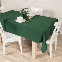 OBRUS WODOODPORNY 140X220 CM ZIELONY