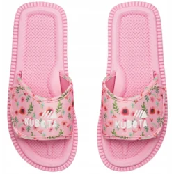 DAMSKIE KLAPKI KUBOTA RÓŻOWE W KWIATY ROZMIAR 39