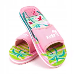 KLAPKI DAMSKIE KUBOTA NA RZEP FLAMINGO ROZMIAR 39