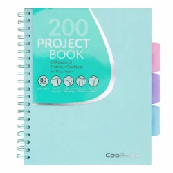 KOŁOZESZYT W KRATKĘ 100 KARTEK A5 COOLPACK