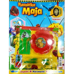 PSZCZÓŁKA MAJA NOWE PRZYGODY ZAGADKI MALOWANKI + PREZENT GAZETKA 1/2023