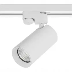 REFLEKTOR SZYNOWY LAMPA LED GU10 TANGI 60 MM BIAŁY DO SZYN 1-FAZOWYCH