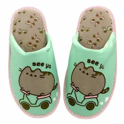 KAPCIE DAMSKIE ZIELONE PUSHEEN ROZMIAR 39