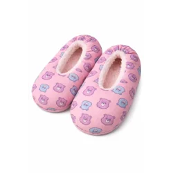 KAPCIE DZIECIĘCE BALERINY ANTYPOŚLIZGOWE TROSKLIWE MISIE 26/27