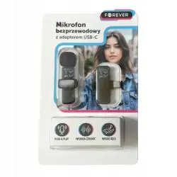 MIKROFON BEZPRZEWODOWY Z ADAPTEREM USB-C