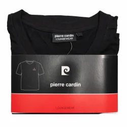 KOSZULKA MĘSKA PIERRE CARDIN CZARNA ROZMIAR M