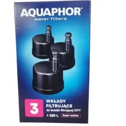 FILTRY DO BUTELKI AQUAPHOR CITY 3 SZT