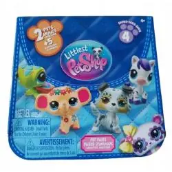 LITTLEST PET SHOP ZESTAW 2 FIGURKI + 5 NIESPODZIANEK 4+