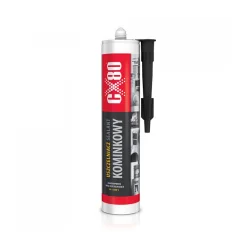 USZCZELNIACZ WYSOKOTEMPERATUROWY CX80 1500°C DO KOMINKÓW I PIECY 300ML