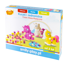 KUCYKI I JEDNOROŻCE CIASTO MASA PLASTYCZNA ZESTAW KREATYWNY 3+ II GATUNEK